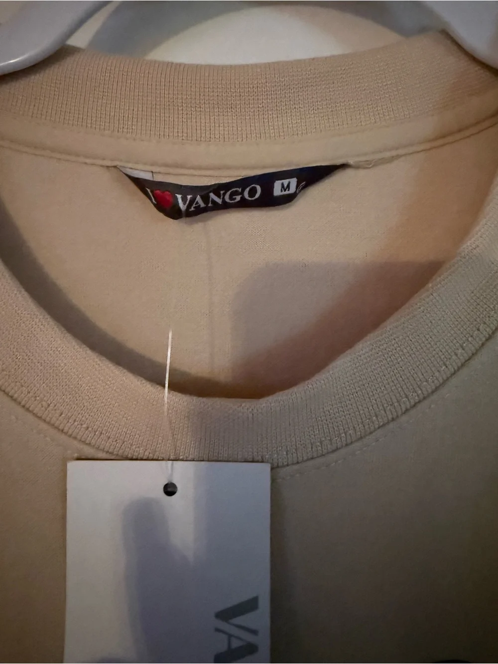 Vango Beige Cat Graphic Sweatshirt for Pets